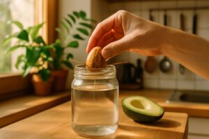 Avocado in casa: il trucco del giardiniere per far germogliare il seme