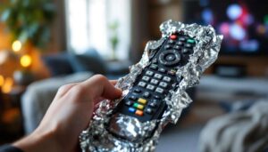 Il trucco della carta stagnola nel telecomando: nessuno lo conosce, ma risolve un problema fastidiosissimo.