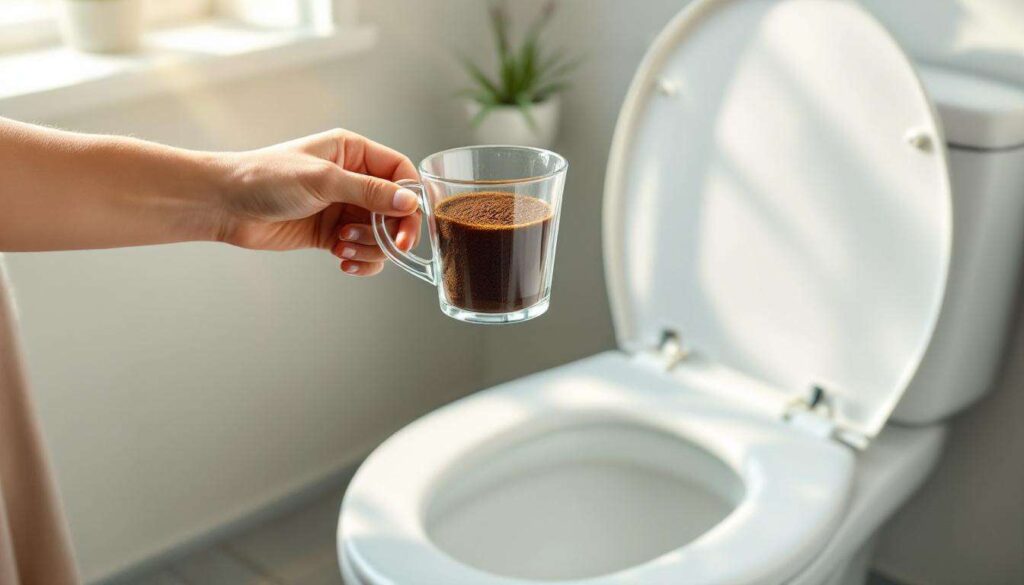 Perché è vantaggioso versare fondi di caffè nel vostro water?