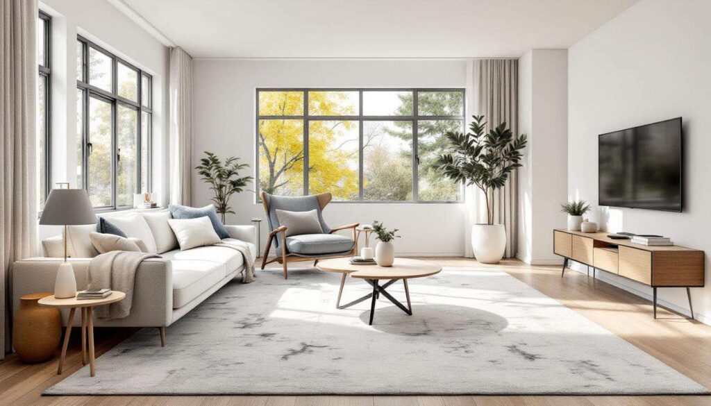 Il trucco del tappeto: come far sembrare il salotto il doppio più grande con una spesa minima