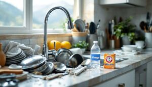 Piatti sporchi? Aceto e bicarbonato li lavano alla perfezione senza detersivo